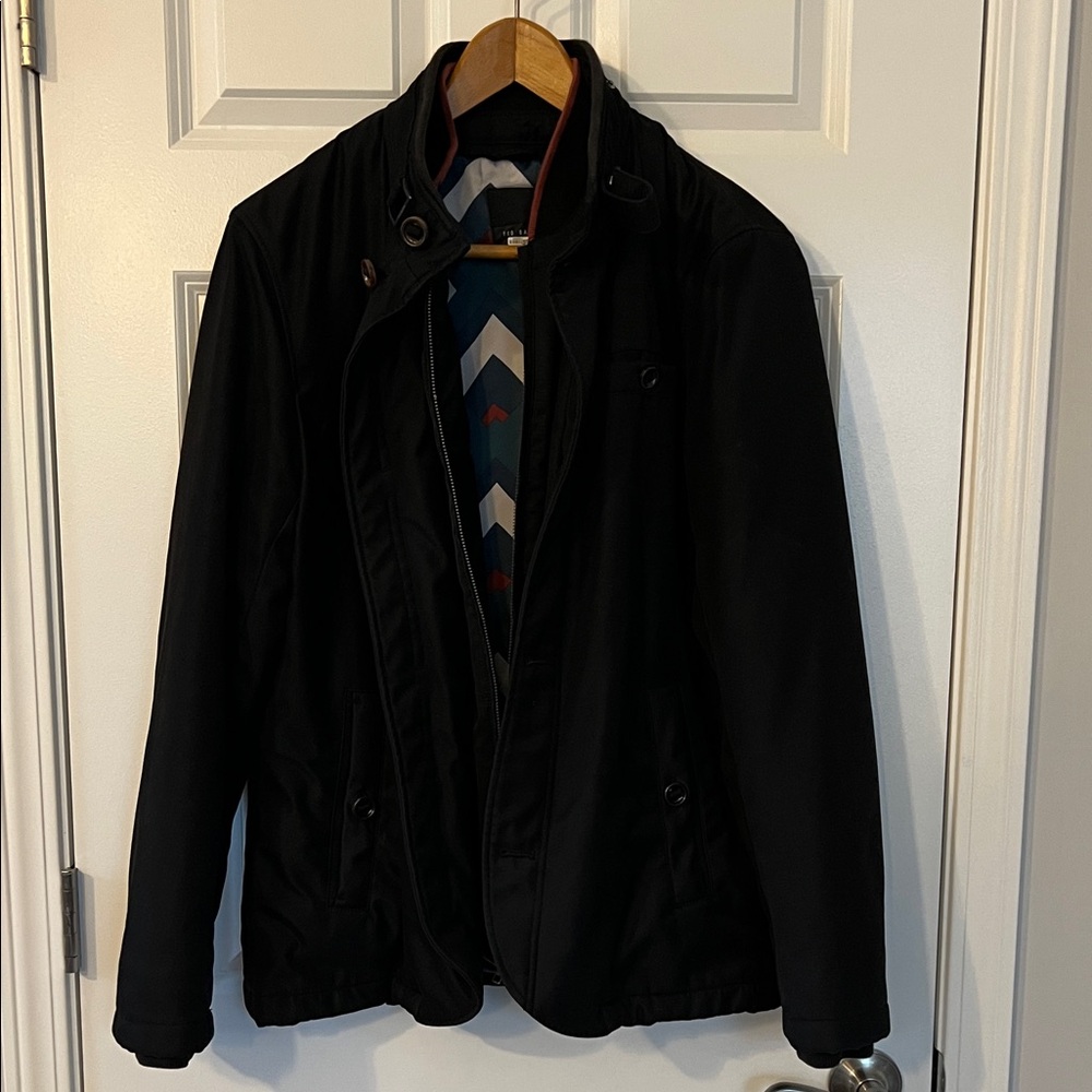 Ted Baker Jacket Womens Size 4 Softshell Full Zip Lined